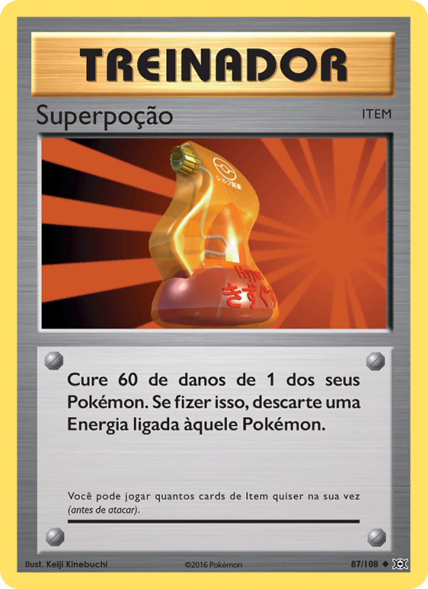 Superpoção 87 — Evoluções (Portuguese Pokémon TCG card)