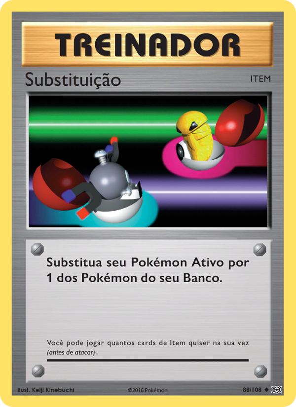 Substituição 88 — Evoluções (Portuguese Pokémon TCG card)