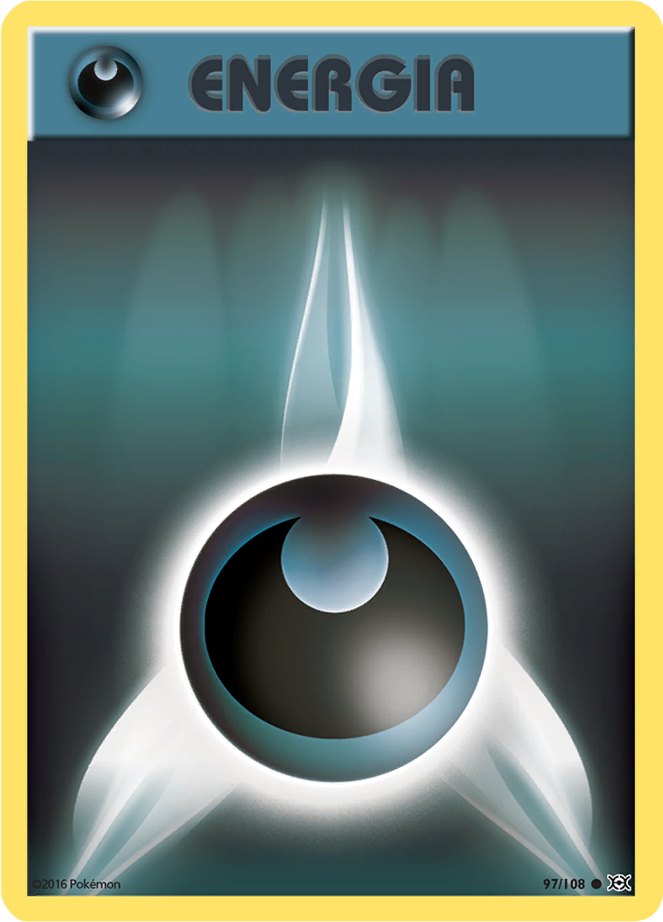 Energia de Escuridão 97 — Evolutions (Portuguese Pokémon TCG card)