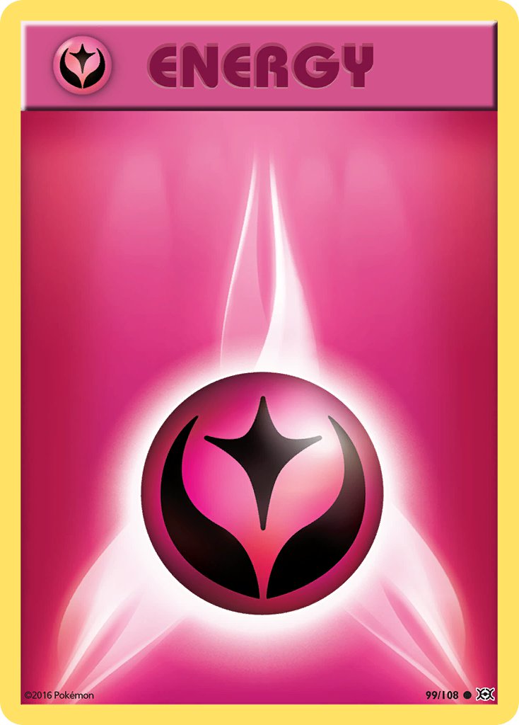 Energia de Fada 99 — Evolutions (Portuguese Pokémon TCG card)