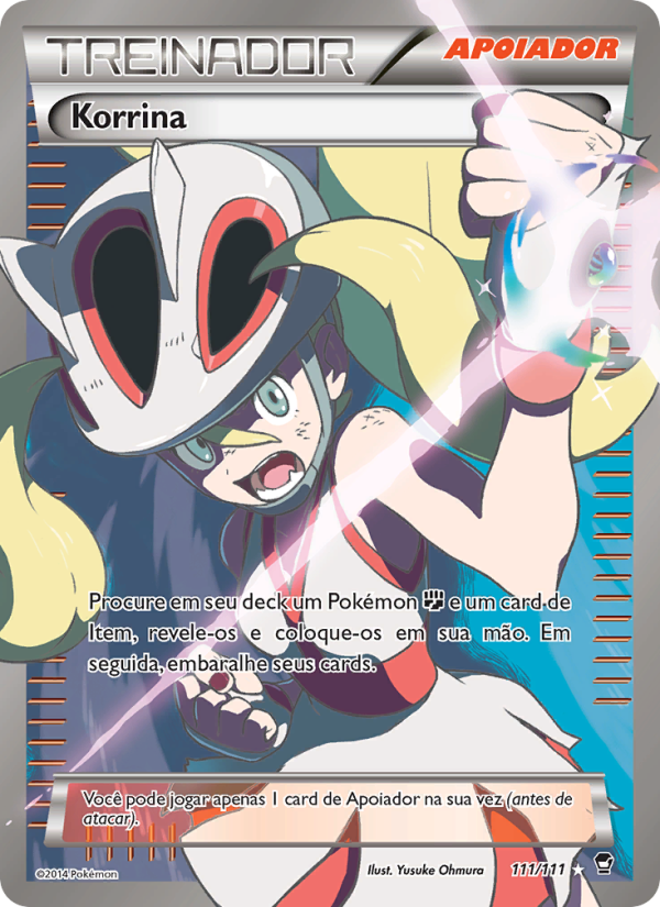 Korrina 111 — Punhos Furiosos (Portuguese Pokémon TCG card)