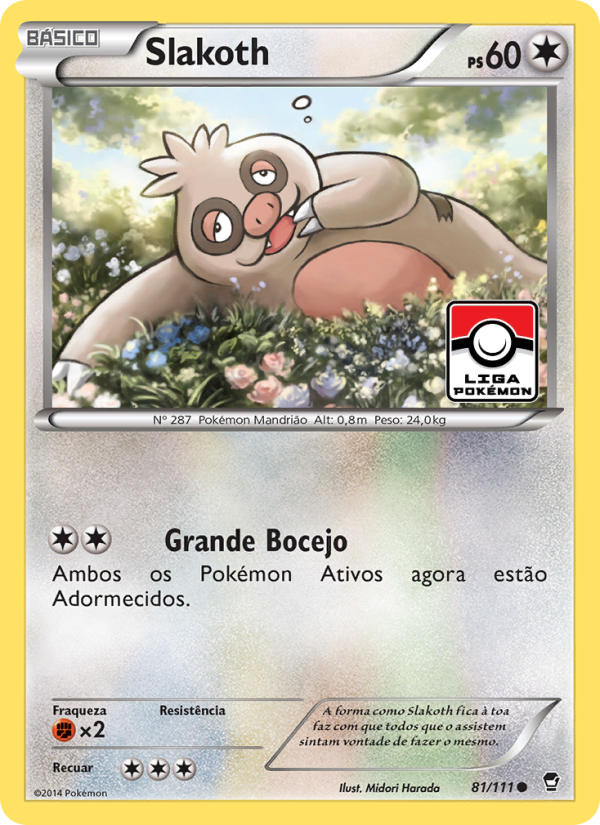 Slakoth 81 — Punhos Furiosos (Portuguese Pokémon TCG card)