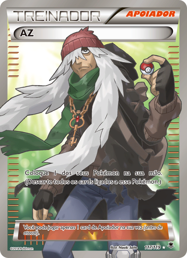 AZ 117 — Força Fantasma (Portuguese Pokémon TCG card)
