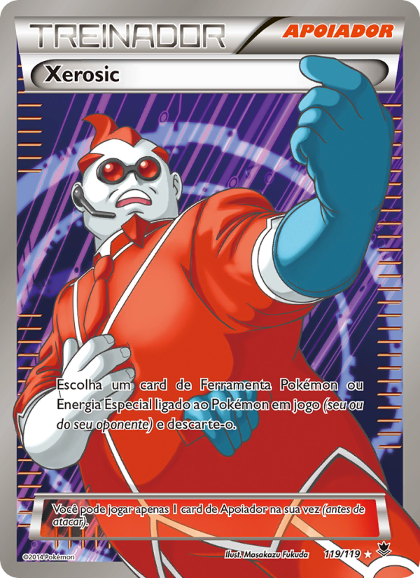 Xerosic 119 — Força Fantasma (Portuguese Pokémon TCG card)