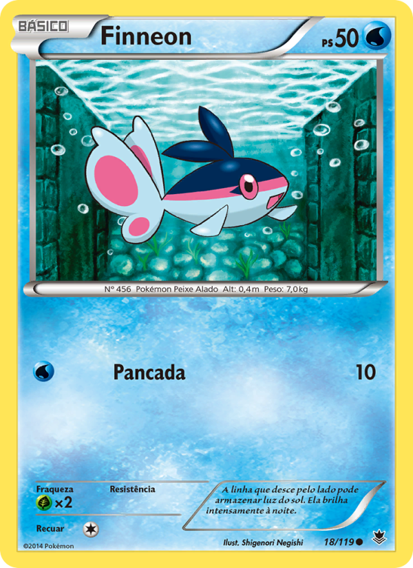 Finneon 18 — Phantom Forces (Portuguese Pokémon TCG card)