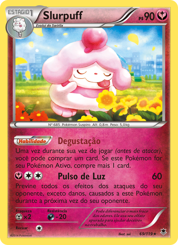 Slurpuff 69 — Phantom Forces (Portuguese Pokémon TCG card)