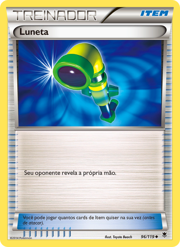 Luneta 96 — Força Fantasma (Portuguese Pokémon TCG card)