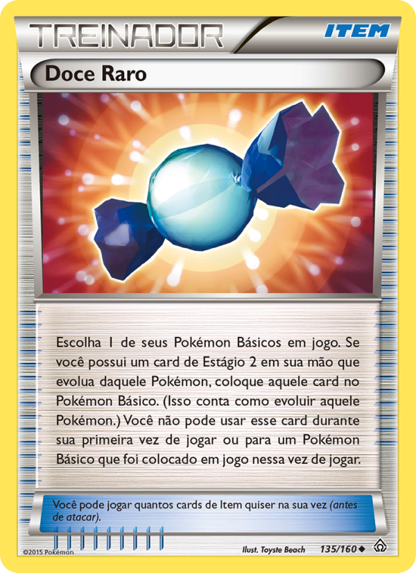 Doce Raro 135 — Conflito Primitivo (Portuguese Pokémon TCG card)