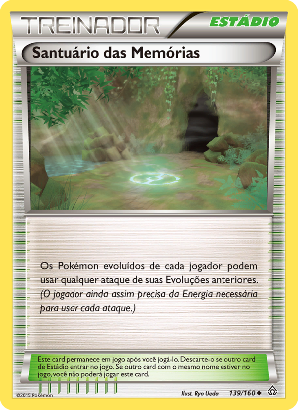 Santuário das Memórias 139 — Conflito Primitivo (Portuguese Pokémon TCG card)