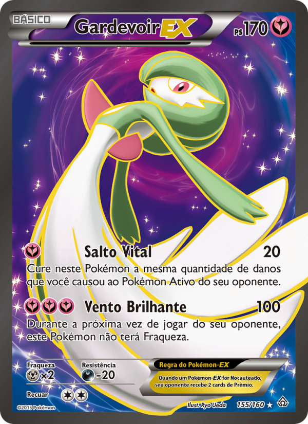 Gardevoir EX 155 — Conflito Primitivo (Portuguese Pokémon TCG card)