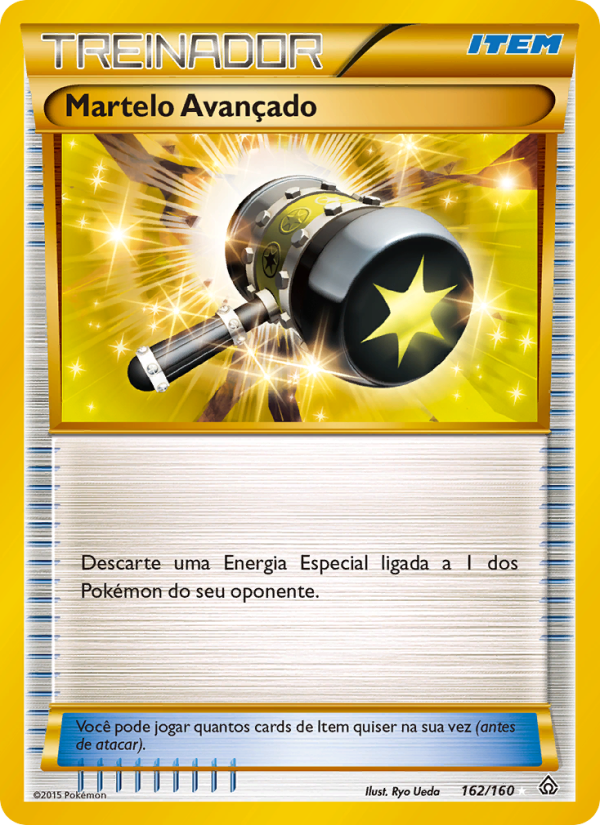 Martelo Avançado 162 — Conflito Primitivo (Portuguese Pokémon TCG card)