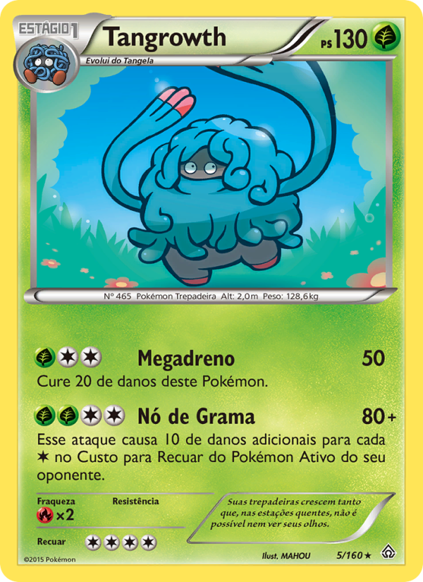 Tangrowth 5 — Conflito Primitivo (Portuguese Pokémon TCG card)