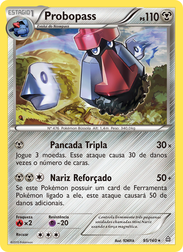 Probopass 95 — Conflito Primitivo (Portuguese Pokémon TCG card)