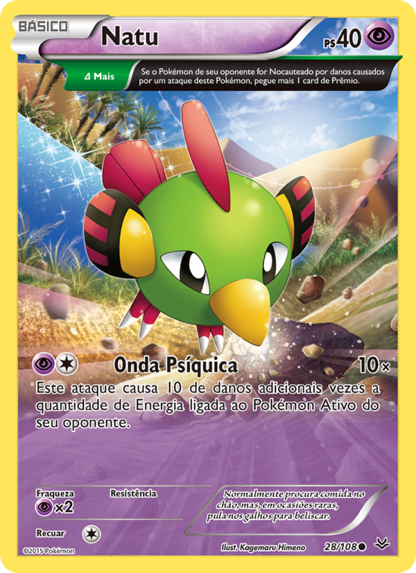Natu 28 — Céus Estrondosos (Portuguese Pokémon TCG card)