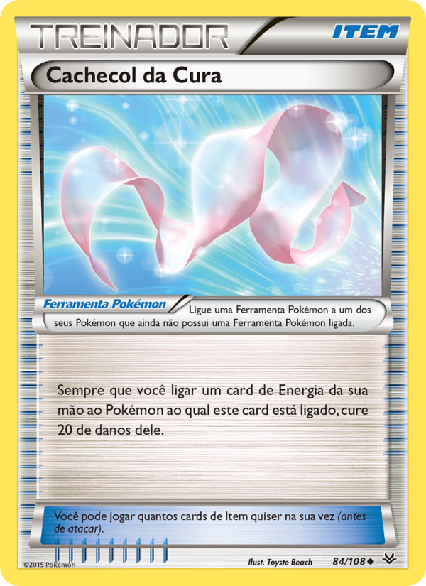 Cachecol da Cura 84 — Céus Estrondosos (Portuguese Pokémon TCG card)