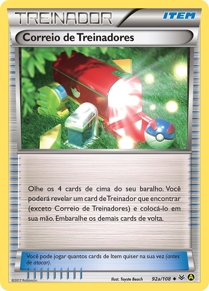 Correio de Treinadores 92a — Roaring Skies (Portuguese Pokémon TCG card)