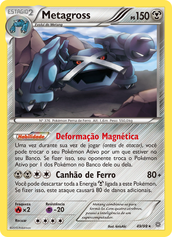 Metagross 49 — Origens Ancestrais (Portuguese Pokémon TCG card)