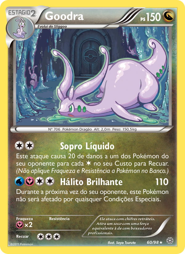 Goodra 60 — Origens Ancestrais (Portuguese Pokémon TCG card)