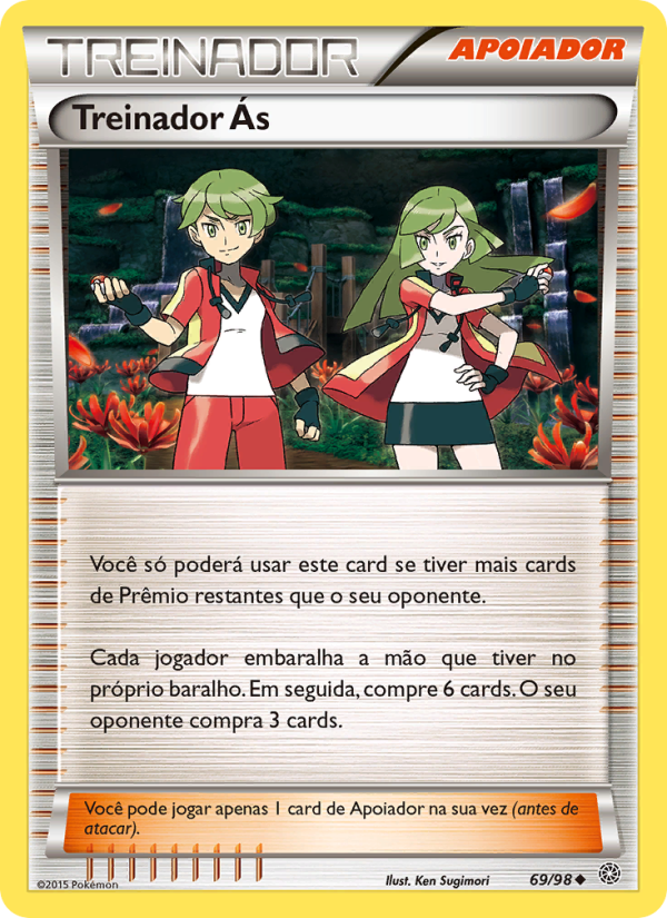 Treinador Ás 69 — Origens Ancestrais (Portuguese Pokémon TCG card)