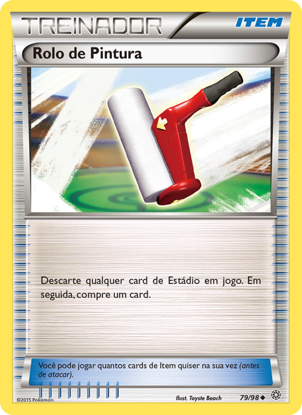 Rolo de Pintura 79 — Origens Ancestrais (Portuguese Pokémon TCG card)