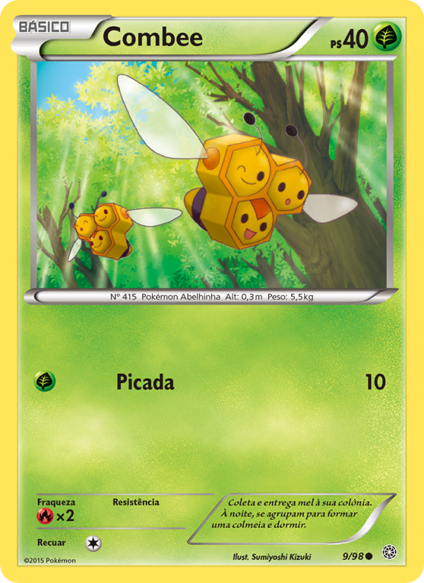 Combee 9 — Origens Ancestrais (Portuguese Pokémon TCG card)