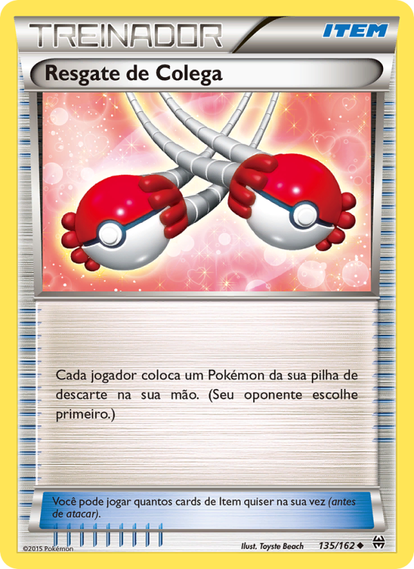 Resgate de Colega 135 — Turbo Revolução (Portuguese Pokémon TCG card)