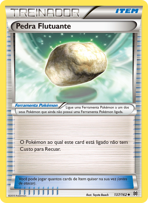 Pedra Flutuante 137 — Turbo Revolução (Portuguese Pokémon TCG card)