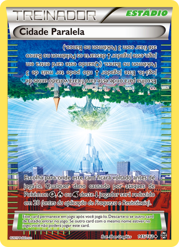 Cidade Paralela 145 — BREAKthrough (Portuguese Pokémon TCG card)