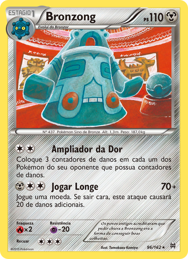 Bronzong 96 — BREAKthrough (Portuguese Pokémon TCG card)