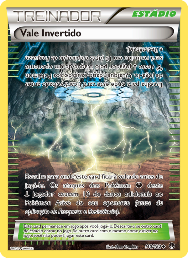 Vale Invertido 110 — Turbo Colisão (Portuguese Pokémon TCG card)