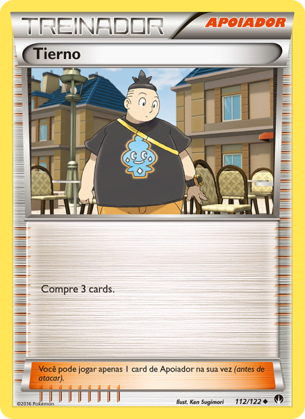 Tierno 112 — Turbo Colisão (Portuguese Pokémon TCG card)