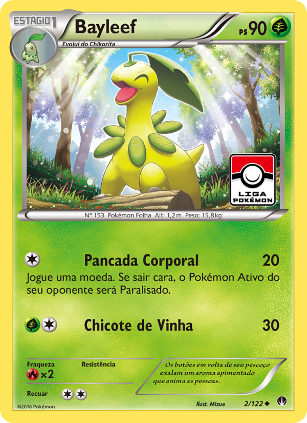 Bayleef 2 — Turbo Colisão (Portuguese Pokémon TCG card)