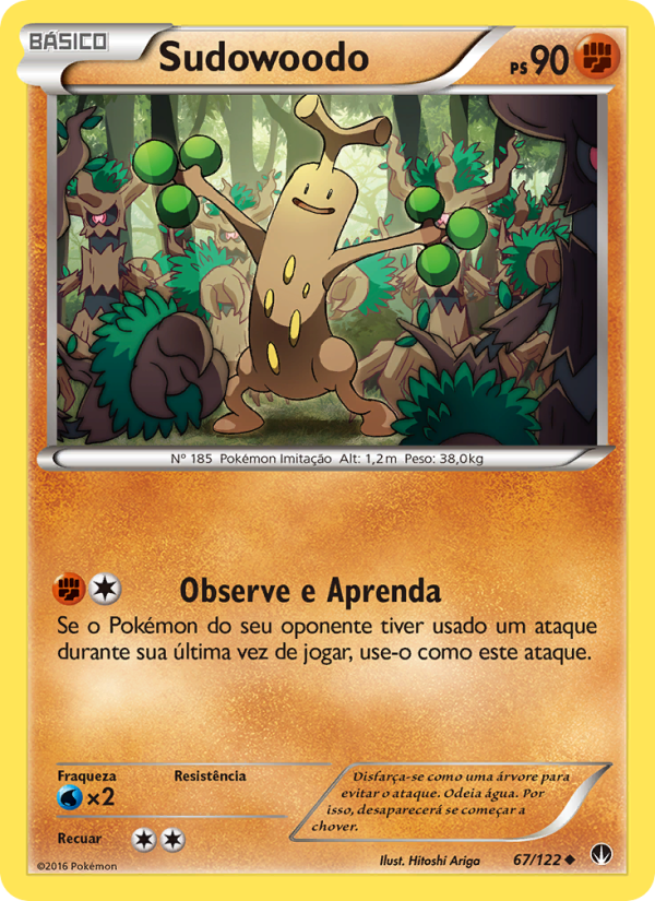 Sudowoodo 67 — Turbo Colisão (Portuguese Pokémon TCG card)