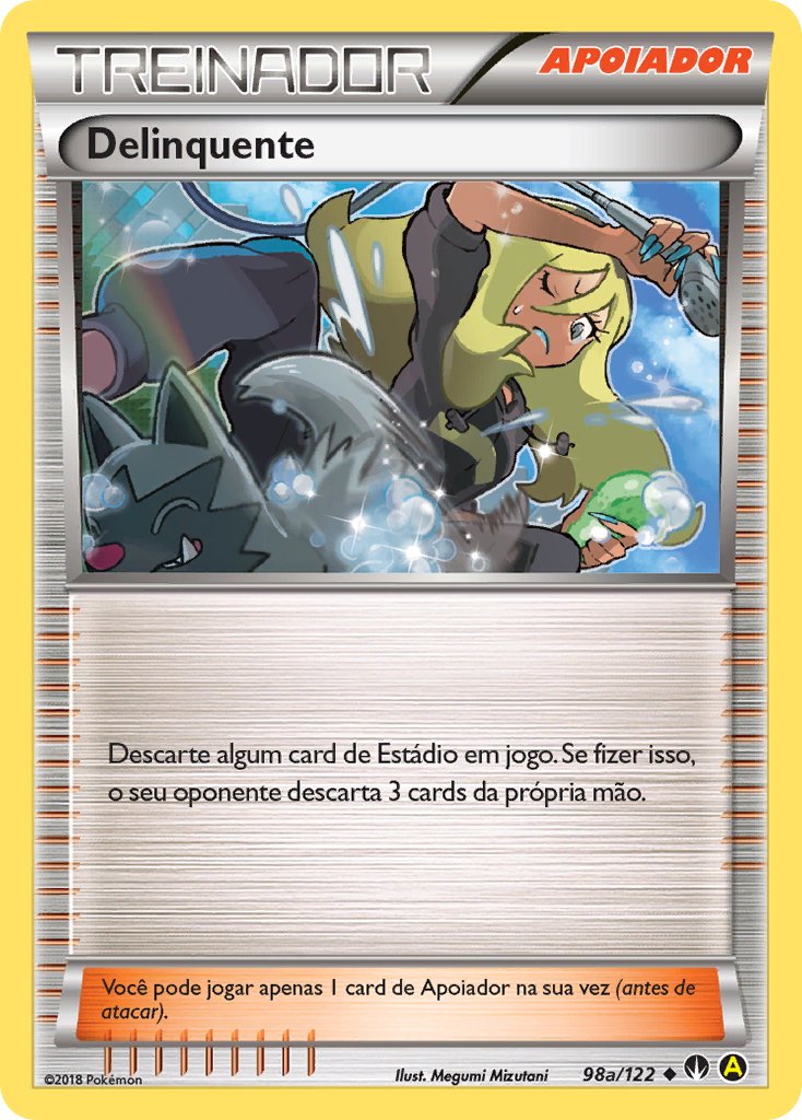 Delinquente 98a — BREAKpoint (Portuguese Pokémon TCG card)