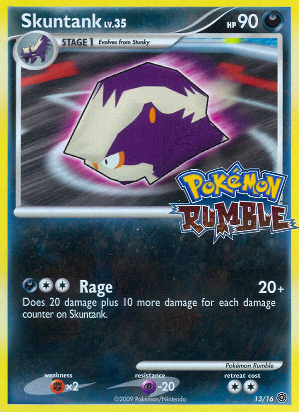 Skuntank 013/16 — Pokémon Rumble (English Pokémon TCG card)