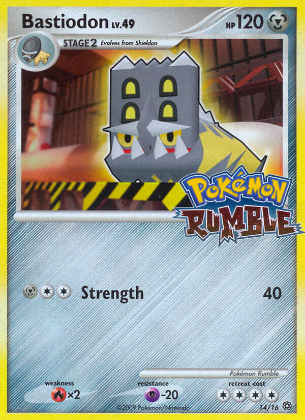 Bastiodon 014/16 — Pokémon Rumble (English Pokémon TCG card)