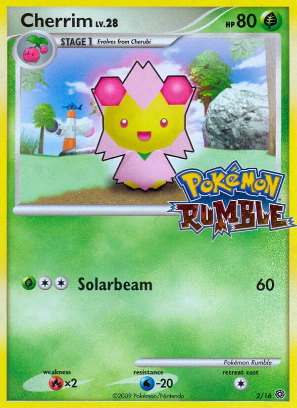 Cherrim 002/16 — Pokémon Rumble (English Pokémon TCG card)