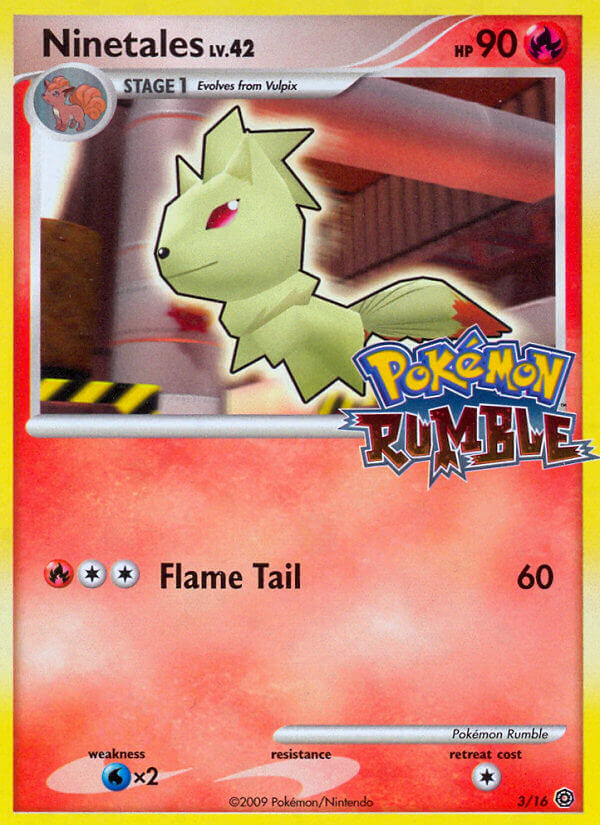 Ninetales 003/16 — Pokémon Rumble (English Pokémon TCG card)