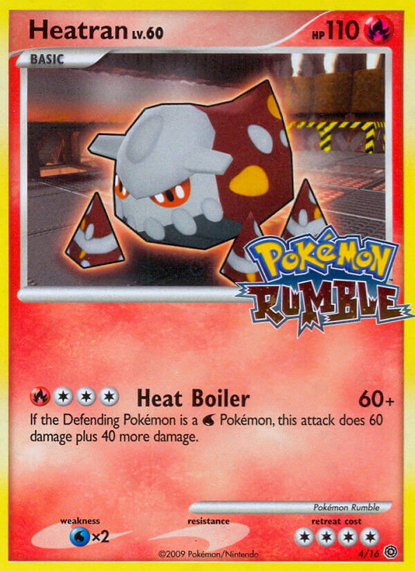 Heatran 004/16 — Pokémon Rumble (English Pokémon TCG card)