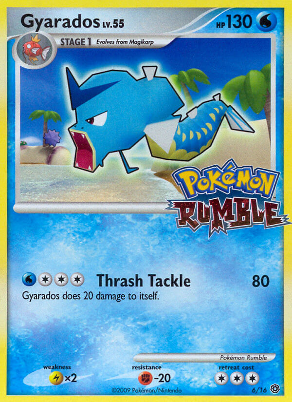 Gyarados 006/16 — Pokémon Rumble (English Pokémon TCG card)
