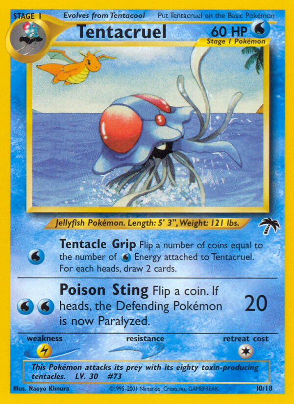 Tentacruel 010/18 — Southern Islands (English Pokémon TCG card)