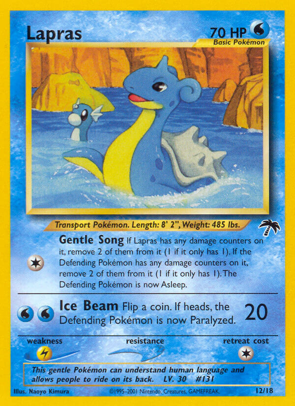 Lapras 012/18 — Southern Islands (English Pokémon TCG card)