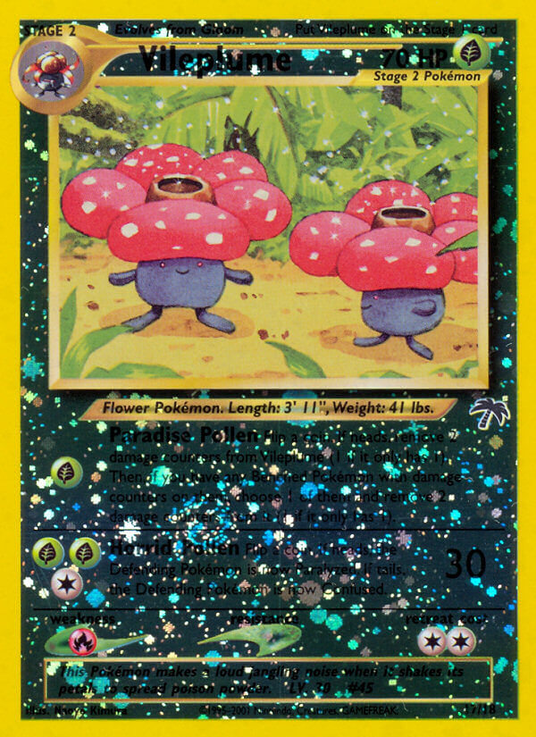 Vileplume 017/18 — Southern Islands (English Pokémon TCG card)