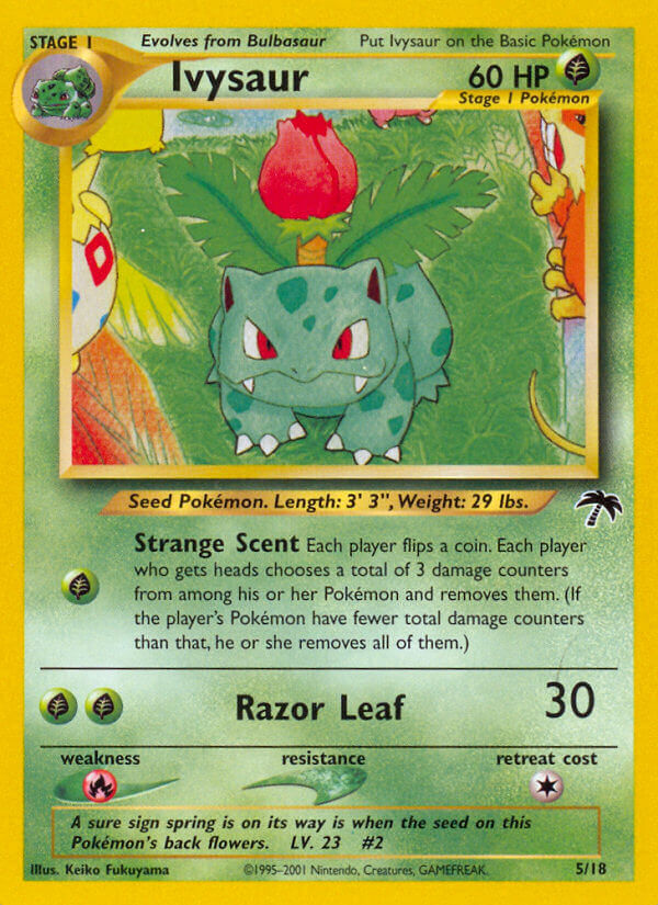 Ivysaur 005/18 — Southern Islands (English Pokémon TCG card)