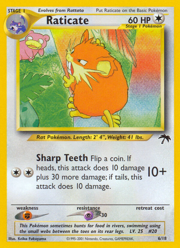 Raticate 006/18 — Southern Islands (English Pokémon TCG card)