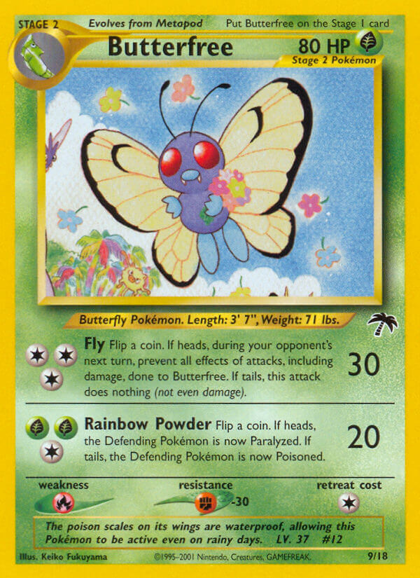 Butterfree 009/18 — Southern Islands (English Pokémon TCG card)