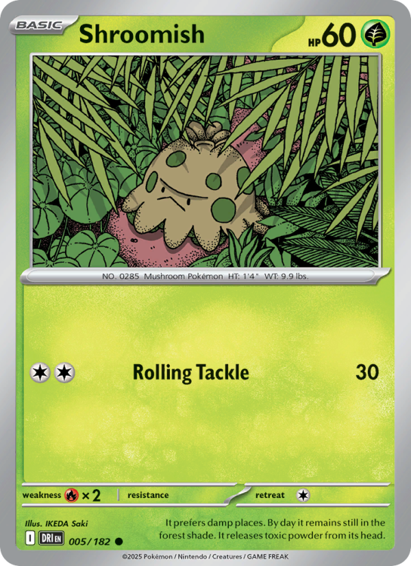 Shroomish 005/244 — Destined Rivals (English Pokémon TCG card)