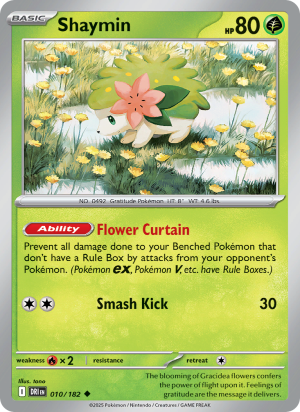 Shaymin 010/244 — Destined Rivals (English Pokémon TCG card)