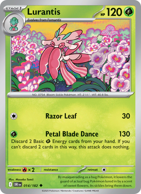 Lurantis 014/244 — Destined Rivals (English Pokémon TCG card)