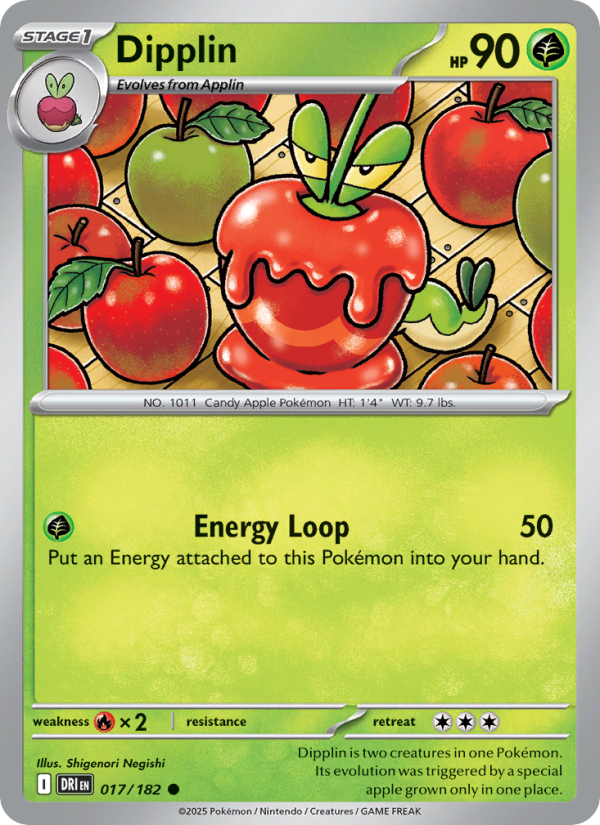 Dipplin 017/244 — Destined Rivals (English Pokémon TCG card)